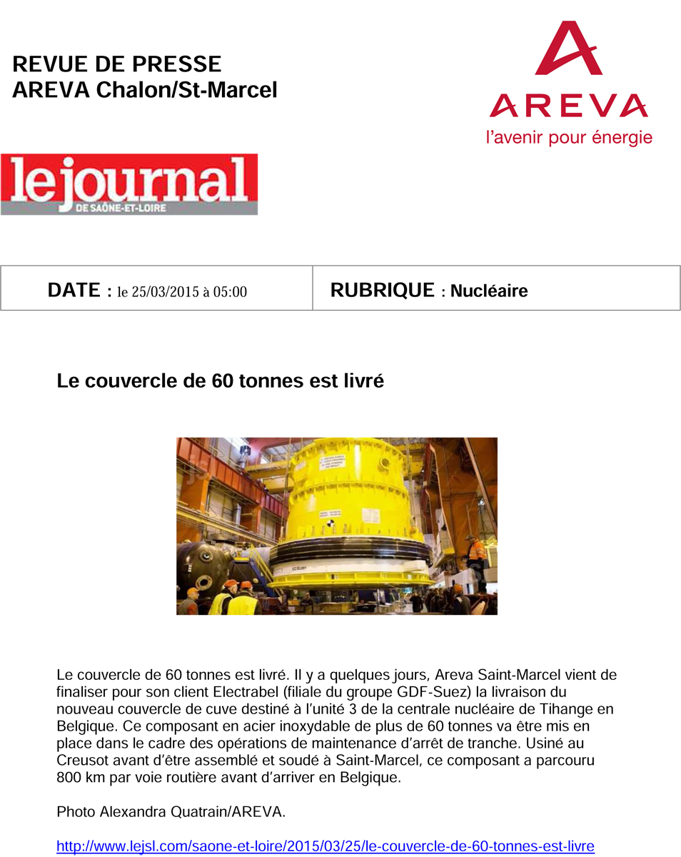 Revue de presse Journal de Saône et Loire 25 Mars