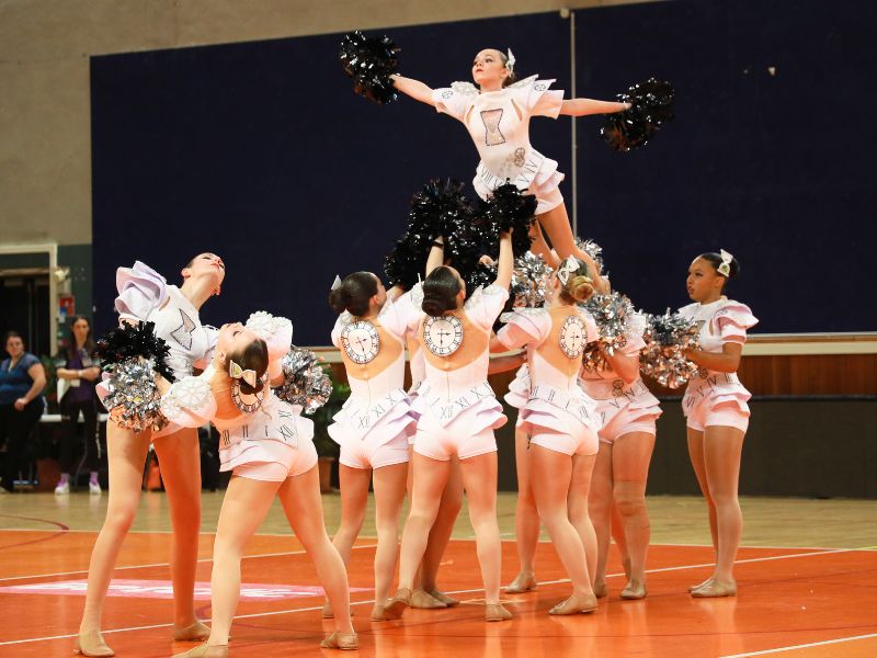 "Photographie du championnat régional de twirling bâton en Bourgogne-Franche-Comté"